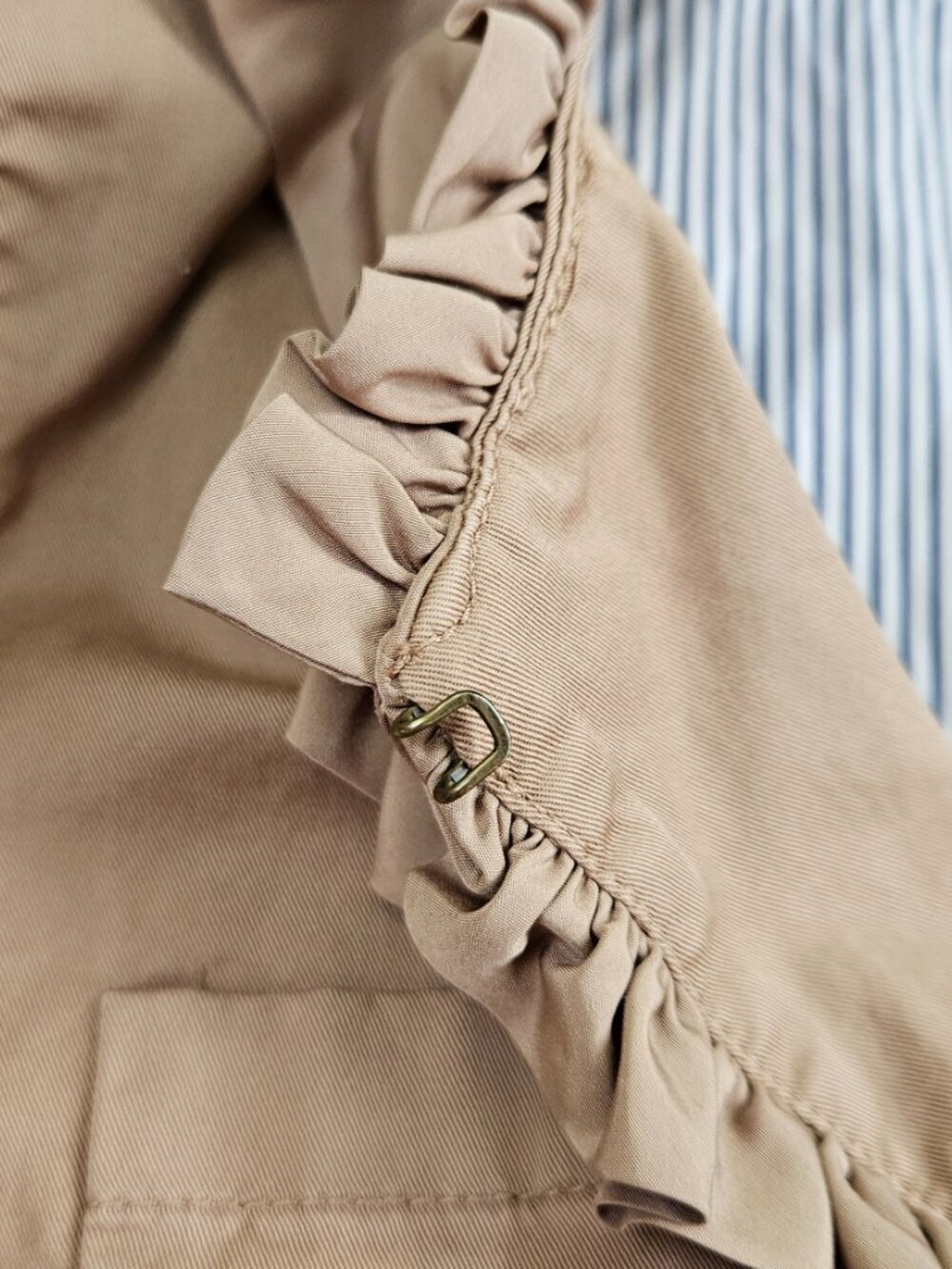 J Crew Ruffle Chino jacket Size 6 - Picture 7 of 7